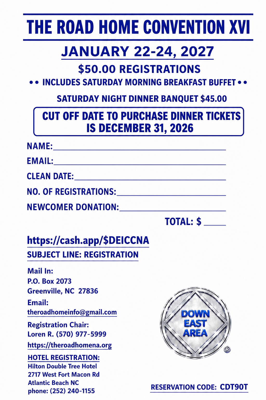 STARTING 07/01/26 CONVENTION REGISTRATION