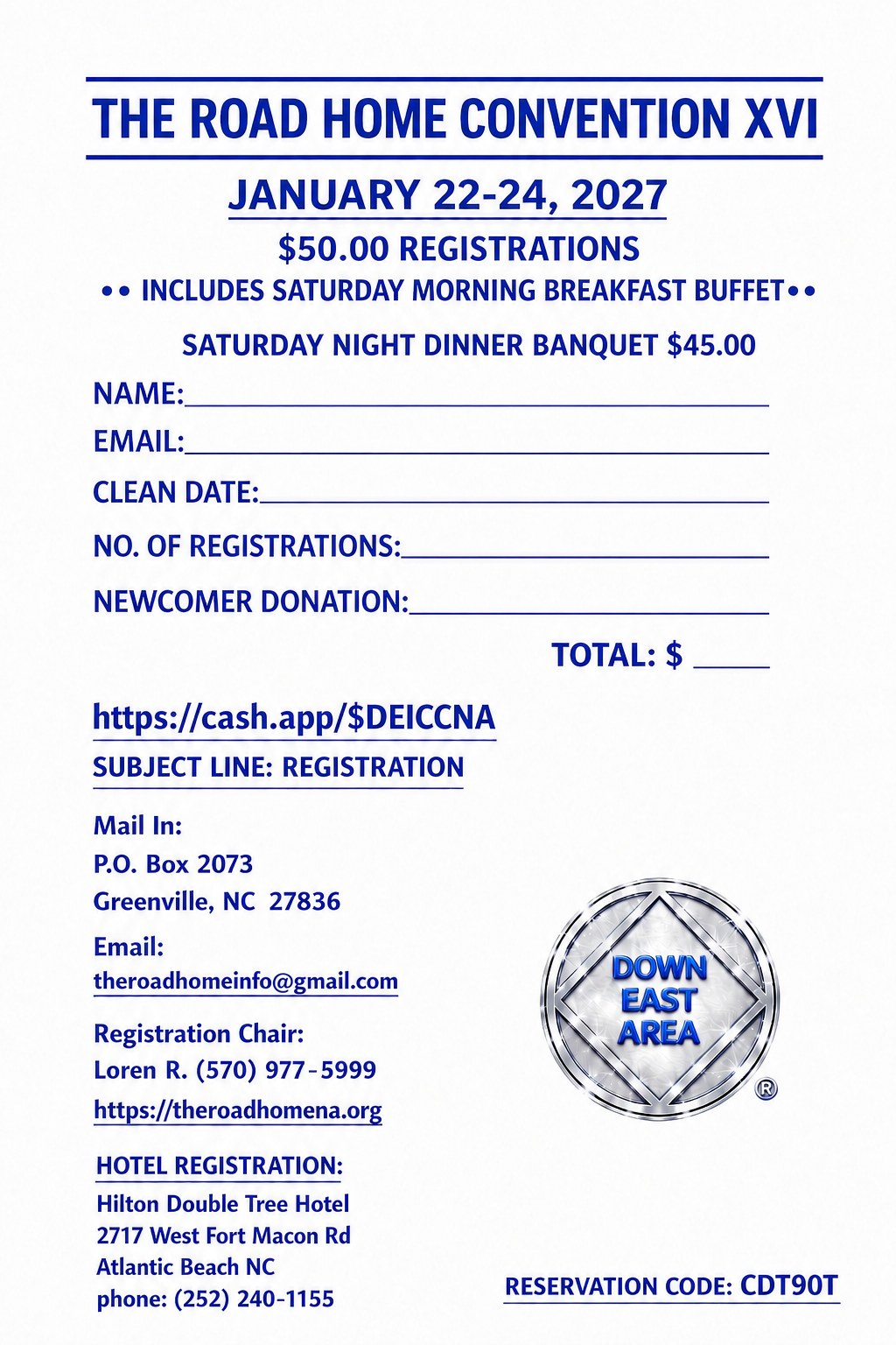 STARTING 07/01/26 CONVENTION REGISTRATION