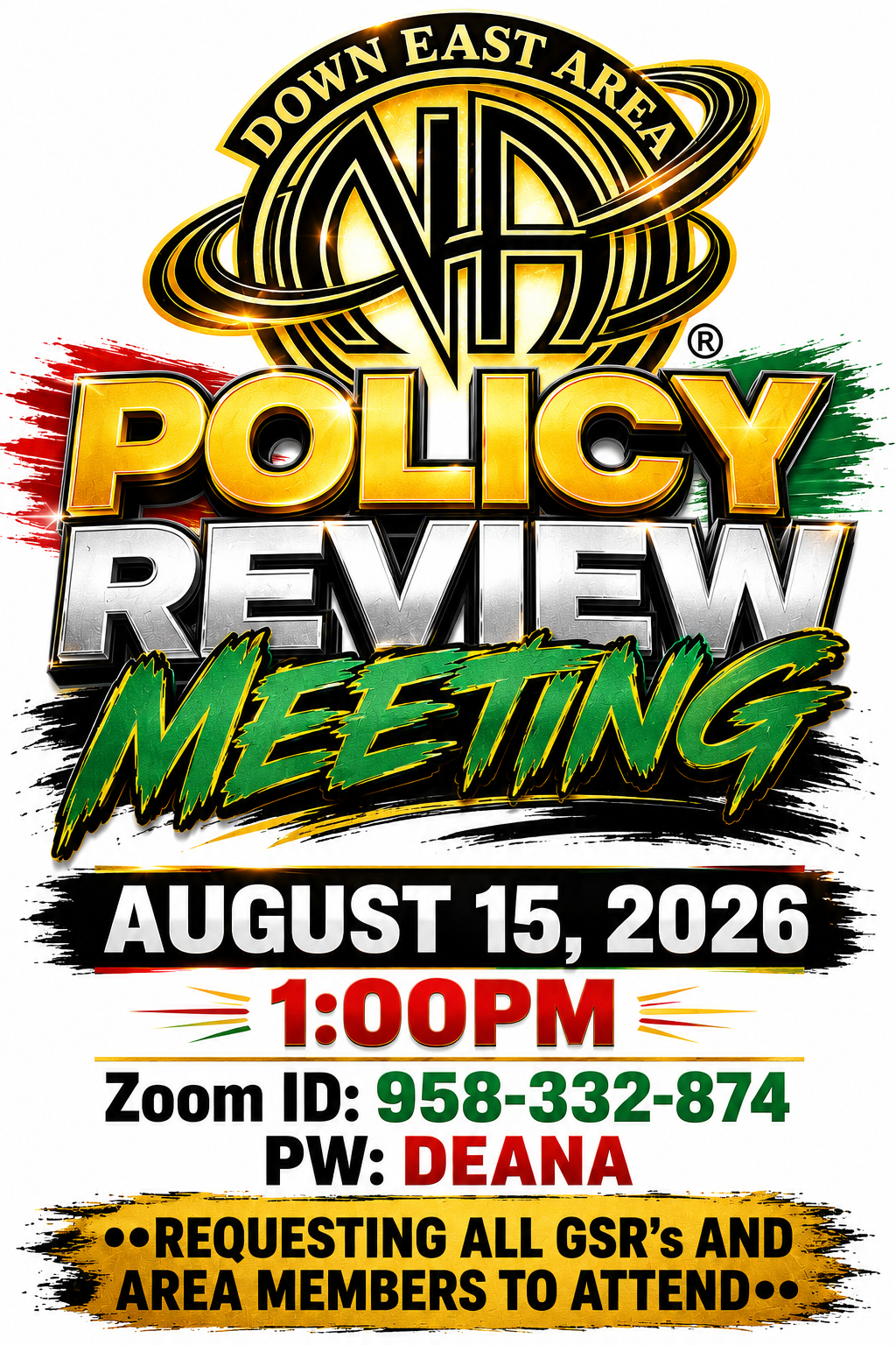 POLICY REVIEW MEETING