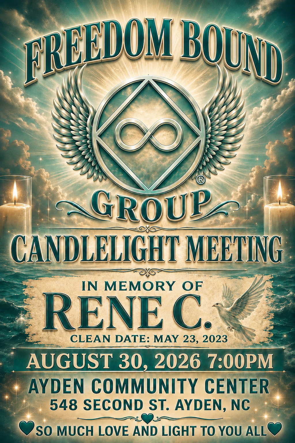FREEDOM BOUND CANDLELIGHT MEETING