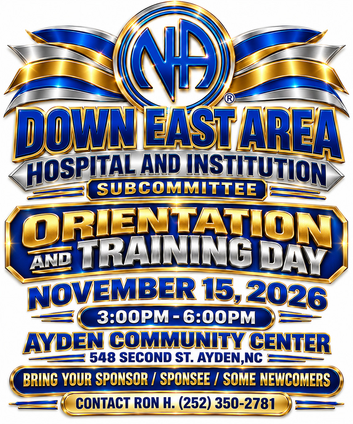 HOSPITAL & INSTITUTION LEARNING DAY NOV. 15 3-6PM
